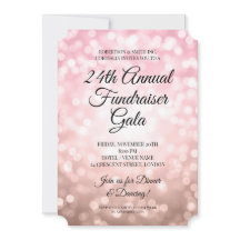 格式ばった企業の資金調達パーティー　ローズゴールドの照明