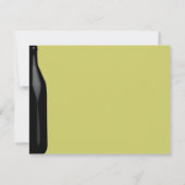 格式パーティー招待状 招待状 (裏面)