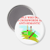 格札およびクロスワードゲームプレーヤーデザイン マグネット (正面/裏面)