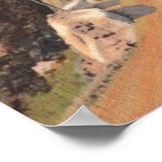 格段の峡谷と百万ドルヤード高速道路 ポスター (角)