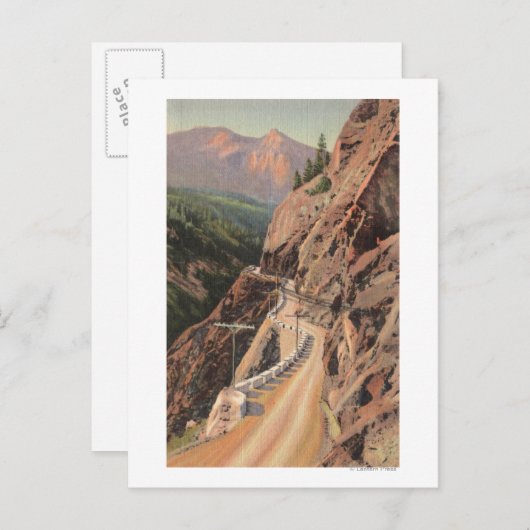 格段の峡谷と百万ドルヤード高速道路 ポストカード (正面/裏面)