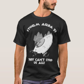格納エリア51 Tシャツ