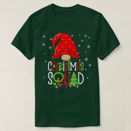 格言おもしろいのクリスマスチームのマッチング Tシャツ (デザイン正面)
