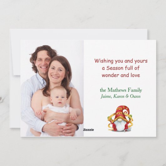 格言おもしろいの聖降誕祭の願い シーズンカード (裏面)