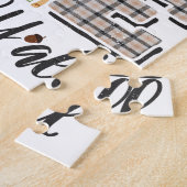 格言おもしろいは秋、カボチャの季節を愛する ジグソーパズル (側面)