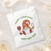 格言おもしろいクリスマスパーティーの好意バッグ フェイバーバッグ (クリップ留めされた状態)