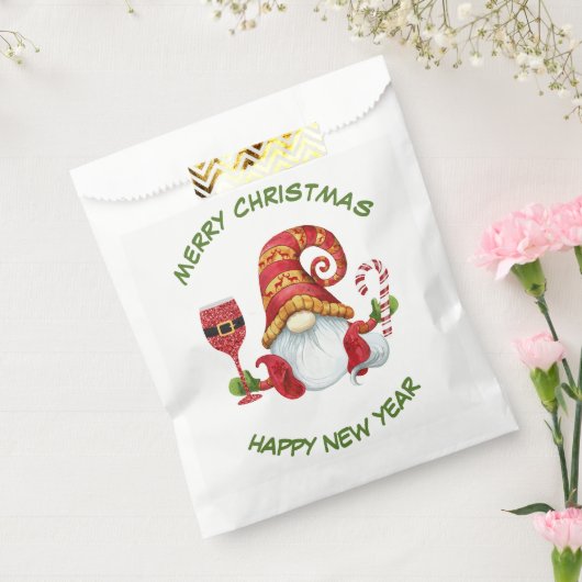 格言おもしろいクリスマスパーティーの好意バッグ フェイバーバッグ (封をした状態)