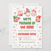 格言おもしろいホリデークリスマスパーティの招待状 招待状 (正面)