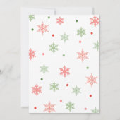 格言おもしろいホリデークリスマスパーティの招待状 招待状 (裏面)