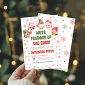 格言おもしろいホリデークリスマスパーティの招待状 招待状