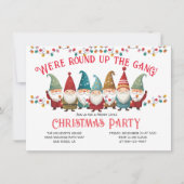 格言おもしろいホリデークリスマスパーティー 招待状 (正面)