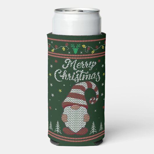 格言おもしろいメリークリスマス スリム缶クーラー (Seltzer裏面)