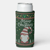 格言おもしろいメリークリスマス スリム缶クーラー (Seltzer正面)