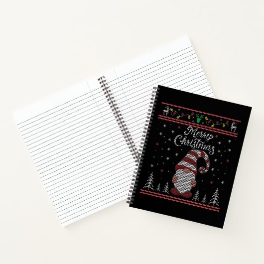 格言おもしろいメリークリスマス ノートブック (内部)