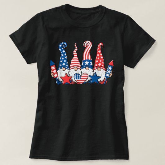 格言おもしろい愛国的アメリカ国旗かわいい格言4 Tシャツ (デザイン正面)
