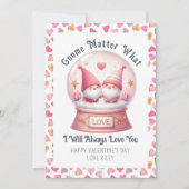 格言おもしろい物質なんて可愛いバレンタインデー シーズンカード (正面)