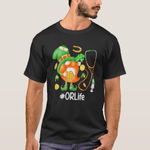 格言おもしろい聴診器またはライフビールSt patricks Tシャツ