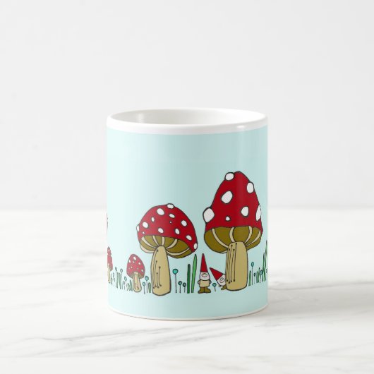 格言およびきのこのマグ コーヒーマグカップ (中央)
