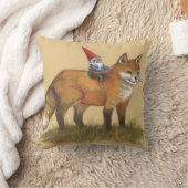 格言およびキツネの枕 クッション (ブランケット)
