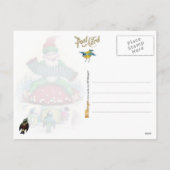 格言および鳥は歌い、祝います シーズンポストカード (裏面)