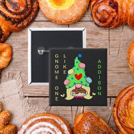 格言お名前に似たCookieハットケーキハート 缶バッジ