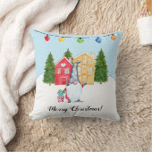 格言お洒落クリスマス クッション (ブランケット)