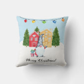 格言お洒落クリスマス クッション (裏面)