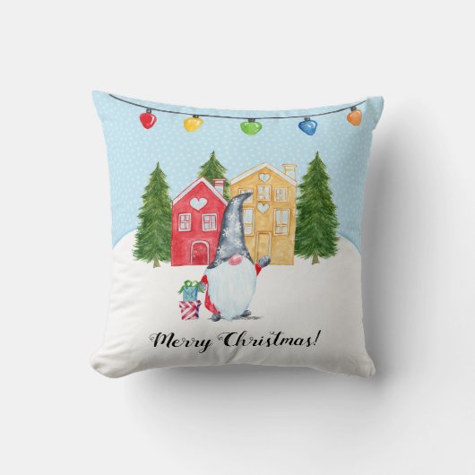 格言お洒落クリスマス クッション (正面)
