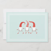 格言お洒落ス応援ホリデーパーティー 招待状 (裏面)