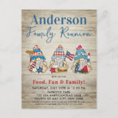 格言お洒落BBQファームハウスファミリー懇親会 インビテーションポストカード (正面)