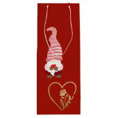 格言から愛と私のバレンタイン ワインギフトバッグ (裏面)