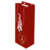 格言から愛と私のバレンタイン ワインギフトバッグ (正面アングル)