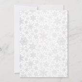 格言かわいいクリスマスパーティー 招待状 (裏面)