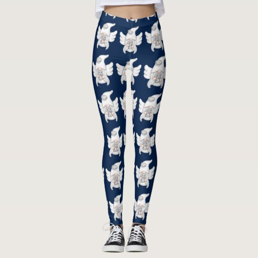 格言がん星占いサインエンジェルレギンス レギンス (正面)