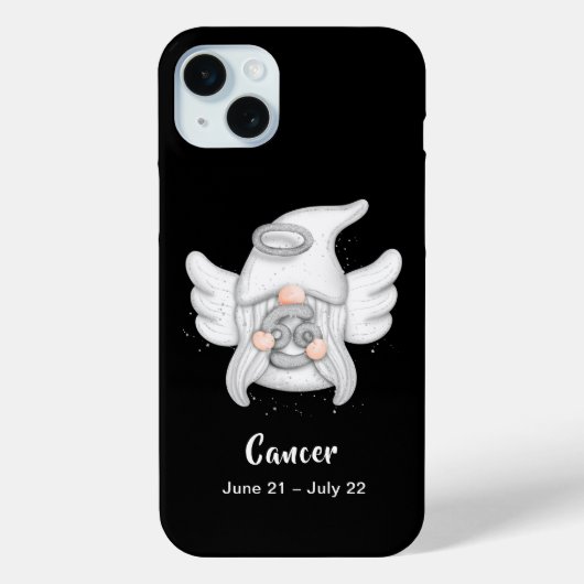 格言がん星占い徴候エンジェル Case-Mate iPhoneケース (裏面)