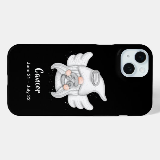 格言がん星占い徴候エンジェル Case-Mate iPhoneケース (裏面 (横))