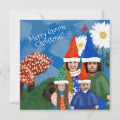 格言ご家族メリークリスマス シーズンカード (正面)