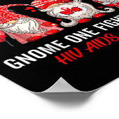 格言だけでHivエイズと闘う認識度 ポスター (角)