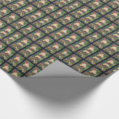 格言つるのまわりに多糖 ラッピングペーパー (角)