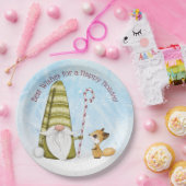 格言とキツネウィズ最高のハッピーホリデーカスタム ペーパープレート (パーティー)