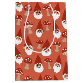 格言とキノコ抱き枕 ミディアムペーパーバッグ (正面)