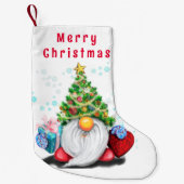 格言とギフトクリスマスストッキング スモールクリスマスストッキング (正面)