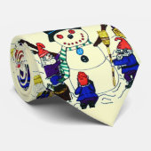 格言とジャイアント雪だるまネクタイ ネクタイ (ロール)