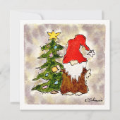 格言とツリーのクリスマスカード シーズンカード (正面)