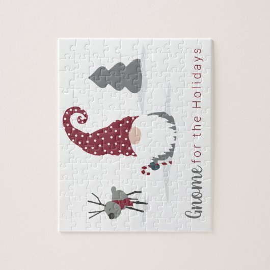 格言とトナカイ北欧トメットデザイン ジグソーパズル (縦)