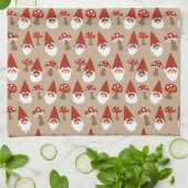 格言とマッシュルームのキッチンタオル キッチンタオル (折り畳み)