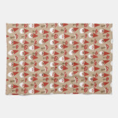 格言とマッシュルームのキッチンタオル キッチンタオル (横)