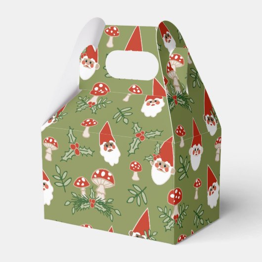 格言とマッシュルームオングリーンウッドランドホリデイ フェイバーボックス (正面サイド)