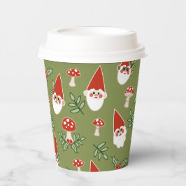 格言とマッシュルームオングリーンウッドランドホリデイ 紙コップ