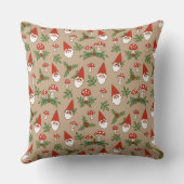 格言とマッシュルームオンタンウッドランドホリデー クッション (裏面)